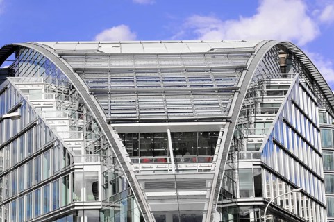 Detail, modern architecture, Victoria Street, London, England, United Kingdom, Modern building view