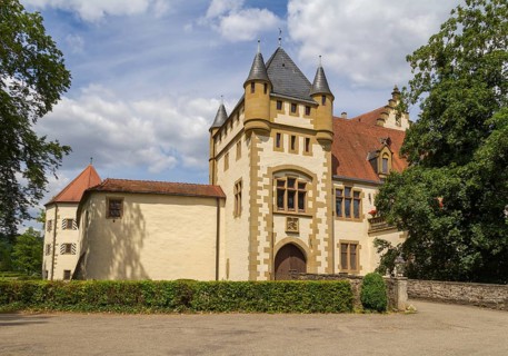 Castle in Jagsthausen in Southern Germany