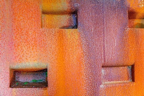 Abstract multicolored weathered rusty metallic background