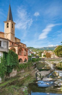 Impression of Borgomaro, a comune in the Province of Imperia in the Italian region Liguria