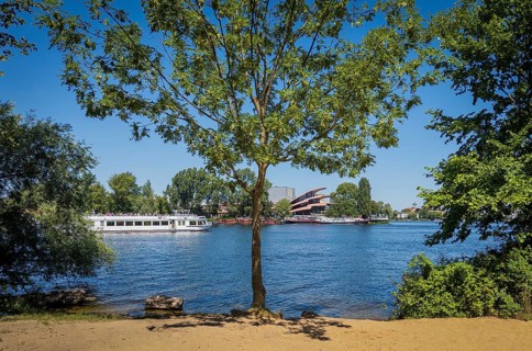 Hans Otto Theatre at Tiefen See, Babelsberg, Potsdam, Brandenburg, Germany