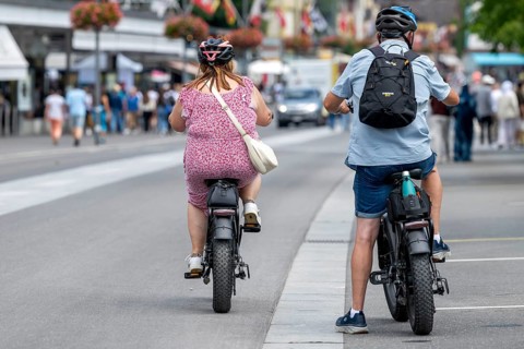 Electric bike pair, Interlaken, Switzerland