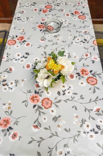 Vintage table decoration, pattern, tablecloth, Hanover, Lower Saxony, Germany