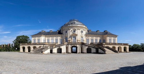 Solitude Palace, a hunting and pleasure palace built by Duke Carl Eugen von Württemberg in the late
