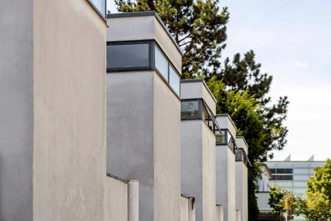 Weissenhof Estate on the Killesberg in Stuttgart. House 5, 9 by architect Jacobus Johannes Pieter