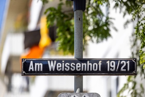 Weissenhof Estate on the Killesberg in Stuttgart. The Werkbund Estate was built in 1927 by the