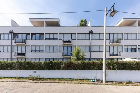 Weissenhof Estate on the Killesberg in Stuttgart. The Werkbund Estate was built in 1927 by the