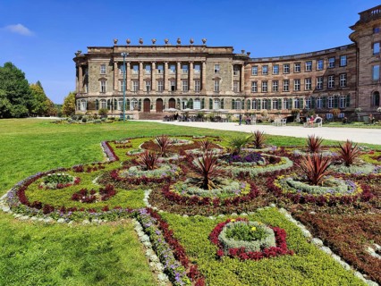 Wilhelmshöhe Palace in Bergpark Wilhelmshöhe, UNESCO World Heritage Site, Kassel, Hesse, Germany