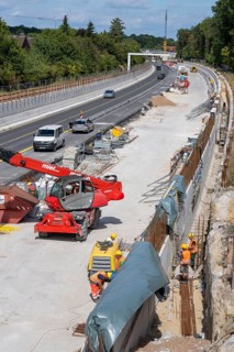 Reconstruction and widening of the B51 federal road, from 2 to 4 lanes, south-east bypass in