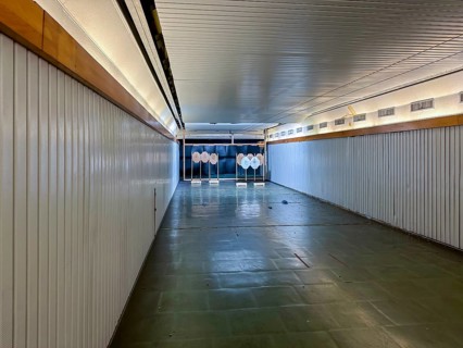 Illuminated Indoor Shooting Range with IPSC Target in Switzerland