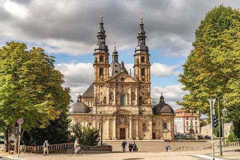 The Fulda Cathedral of St Salvator, Fulda, Hesse, Germany