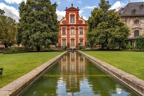 Dom Dechaneigarten in Fulda, Hesse, Germany