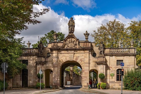 St Paul's Gate in Fulda, Hesse, Germany