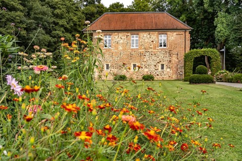Sythen Castle in Haltern am See, North Rhine-Westphalia, Germany