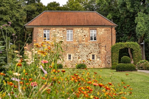 Sythen Castle in Haltern am See, North Rhine-Westphalia, Germany