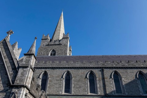Church tower, St Patrick's Cathedral, Dublin, Ireland