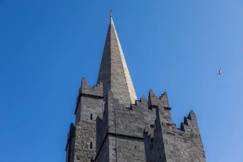 Church tower, St Patrick's Cathedral, Dublin, Ireland