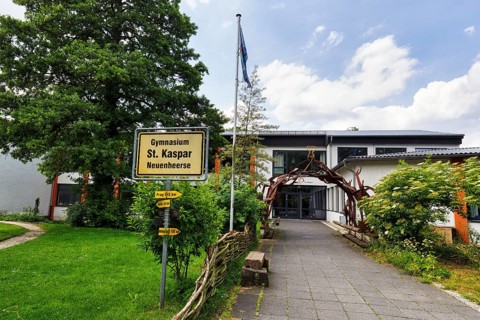 St. Kaspar Grammar School, public school, Neuenheerse, Bad Driburg, Teutoburg Forest nature park