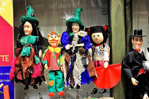 Prague Marionettes, Prague, Czech Republic, Europe, Colourful, imaginatively designed marionettes