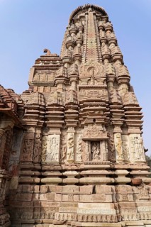 Kota, Rajasthan, North India, Asia, Impressive historical temple with detailed stone carvings,