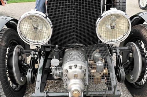 Bentley Van den Plas 4, 5 litre, Blower, year of construction 1927, classic car, close-up of the