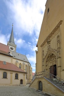 St Michael's Chapel and St Andrew's Church, St Michael, Ochsenfurt, Lower Franconia, Franconia,