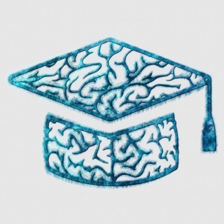 Brain Graduation Cap, Knowledge and Learning Concept