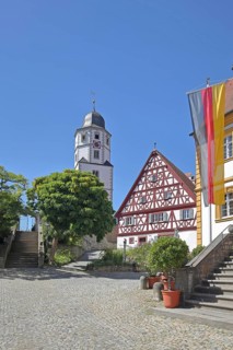 St. Nicholas Church built in 1510, cantor's house built in 1510 and baroque town hall built in 1739