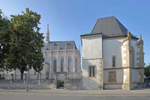 Late Gothic knights' chapel, Marienkapelle and Spitalkapelle, Heilig-Geist-Kirche, Haßfurt, Lower