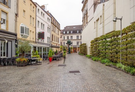 City view of Epinal, the capital city of the Vosges departmend in France