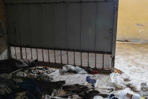 Images show the notorious Saydnaya Prison near Damascus, where thousands of detainees were killed