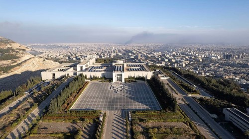 Syrian opposition forces take control of the presidential palace in Damascus after Bashar al-Assad
