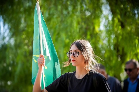 Circassians gather in Aleppo to celebrate their holiday for the first time after the fall of Bashar