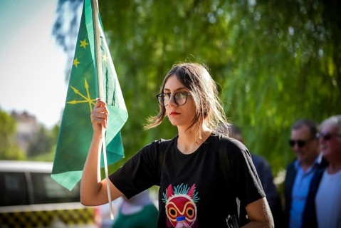 Circassians gather in Aleppo to celebrate their holiday for the first time after the fall of Bashar