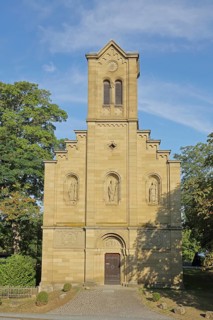 Neo-Romanesque St Boniface built 11th century, castle chapel, inner courtyard, Salzburg Castle, Bad