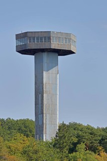 Bayernturm built in 1966 as a border tower on the inner-German border with the GDR, watchtower,