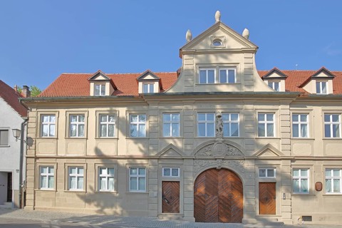 Baroque Propstenhof, building, Zeil am Main, Lower Franconia, Franconia, Bavaria, Germany