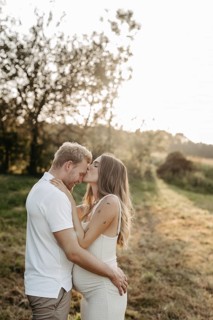 Pregnant, young woman with partner