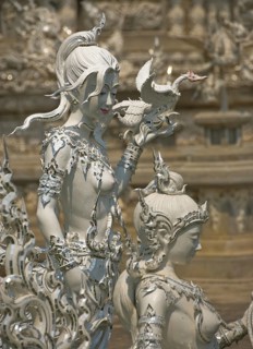 Wat Rong Khun in Chiang Rai, Chiang Rai, Chiang Rai, Chiang Rai, Thailand