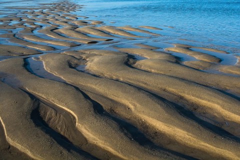 Low tide on the west coast of Sylt near Westerland, Sylt, Westerland, Schleswig-Holstein, Germany