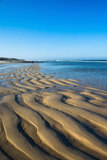 Low tide on the west coast of Sylt near Westerland, Sylt, Westerland, Schleswig-Holstein, Germany
