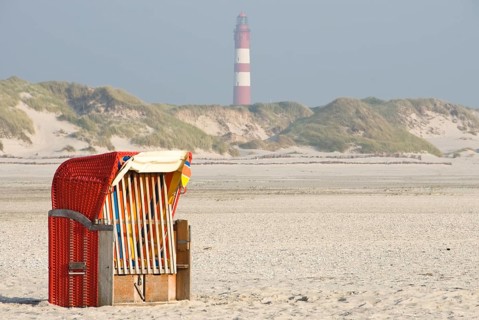 Impressions of the beach in the village of Süddorf on the North Frisian island of Amrum, Amrum,