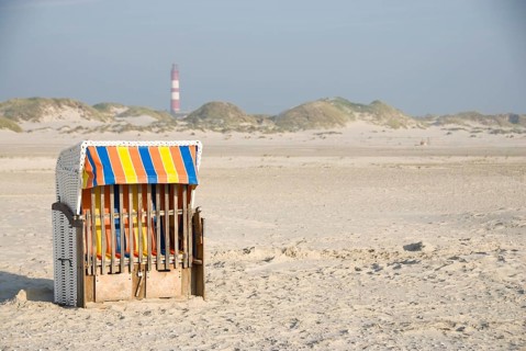 Impressions of the beach in the village of Süddorf on the North Frisian island of Amrum, Amrum,