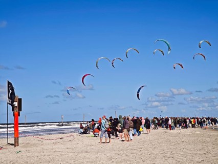 California kitesurfing Masters 2025 on the edge of the Wadden Sea UNESCO World Heritage Site, North