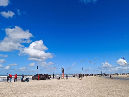 California kitesurfing Masters 2025 on the edge of the Wadden Sea UNESCO World Heritage Site, North