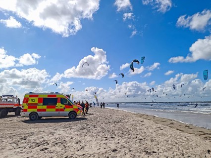 California kitesurfing Masters 2025 on the edge of the Wadden Sea UNESCO World Heritage Site, North