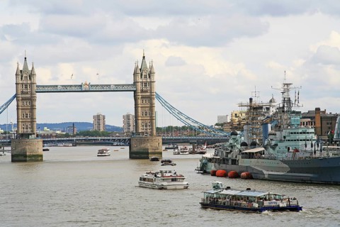 Tower Bridge, Thames, London, England, Great Britain