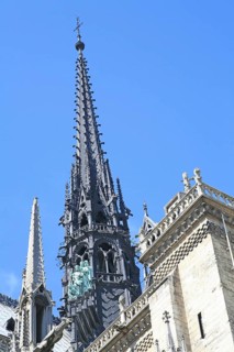 The crossing tower of Notre-Dame Cathedral, Paris, France