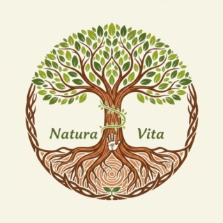 A detailed illustration of a tree of life logo, featuring intricate roots, branches, and leaves,