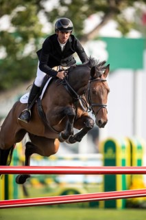 Steve Guerdat of Switzerland, riding Venard de Cerisy competes in the 2025 Spruce Meadows Masters